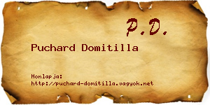 Puchard Domitilla névjegykártya